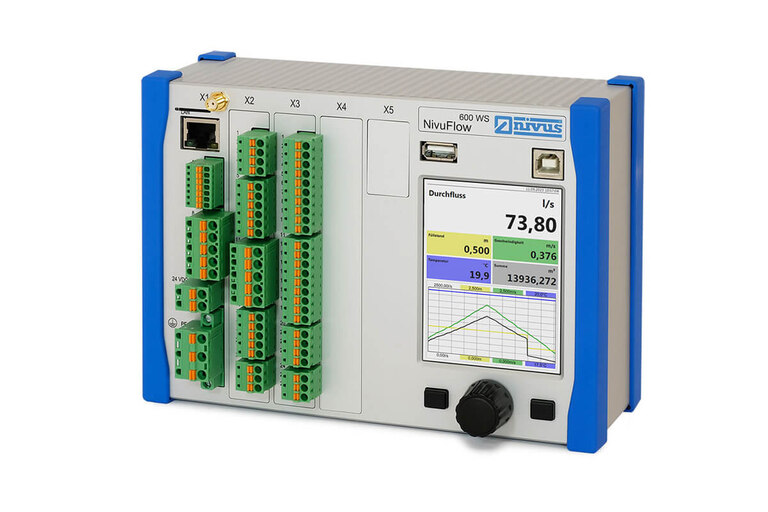 NivuFlow 600 WS - Durchflussmessumformer für Trinkwasseranwendungen Abbildung des NivuFlow 600 WS Durchflussmessumformers für Trinkwasseranwendungen