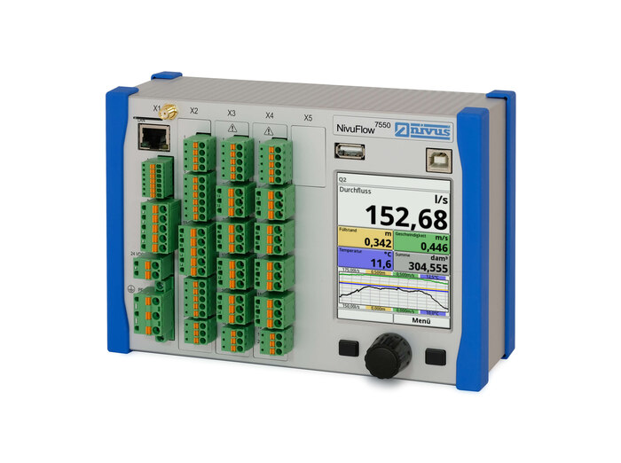 Hybriddurchflussmesser NivuFlow 7550 Hybriddurchflussmesser NivuFlow 7550