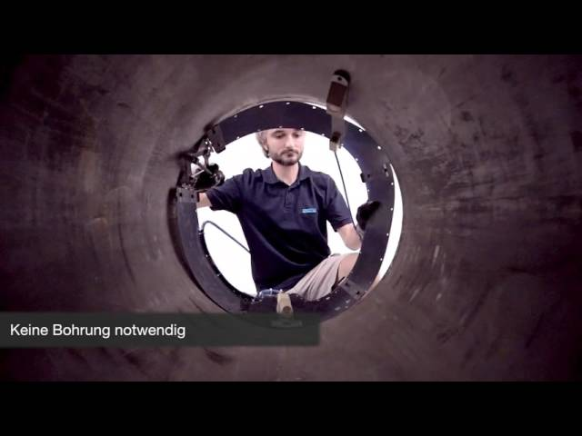 Werkzeuglose Installation Durchflussmessung